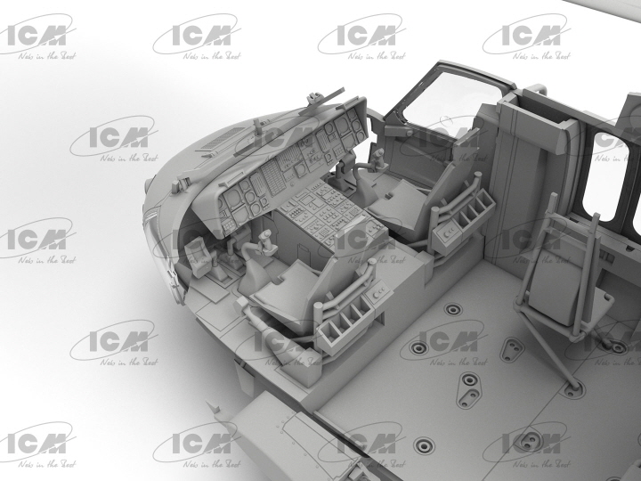 [�˾���ũ] BICM48361 [ICM] BICM48361 1/48 UH-60A Black Hawk, US Military Transport Helicopter 4
