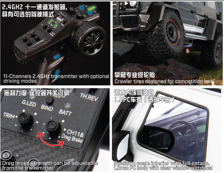 [�˾���ũ] YK4106 pro light blue [YK HOBBY] YK4106 PRO 1:10 ROCK Trial �� Ʈ���̾� RTR Light blue 11