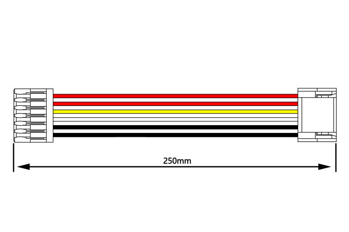 [�˾���ũ] TL2972-02 [TR] Pixhawk Voltage/Current Meter Cable/GH1.25(PX4) 2