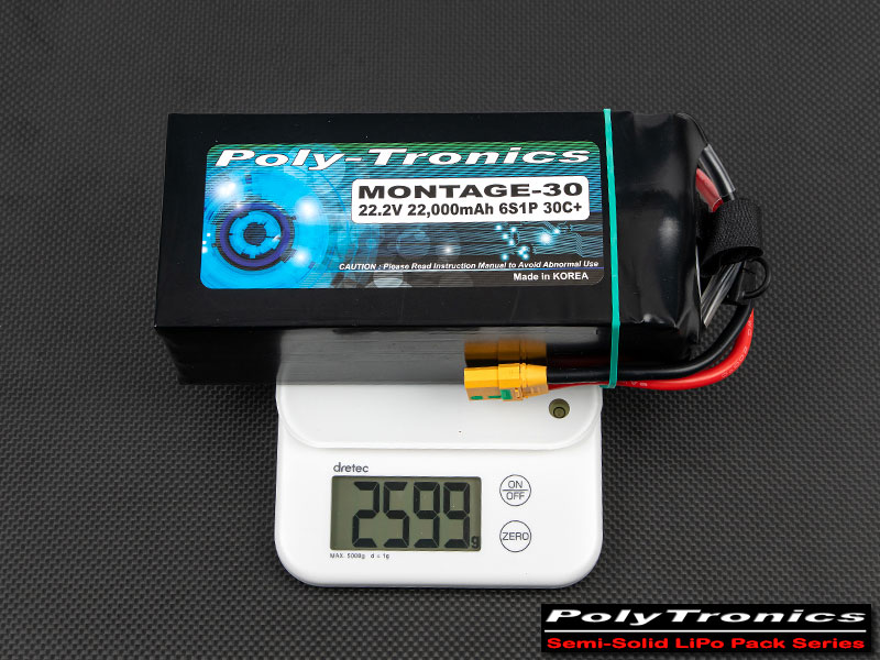 [�˾���ũ] PT-B22000_SS-6S [HYBRID] PT-B22000-SS-6S (22.2V/6S1P /XT90-S/Semi-Solid) �ݰ�ü ���͸� 7