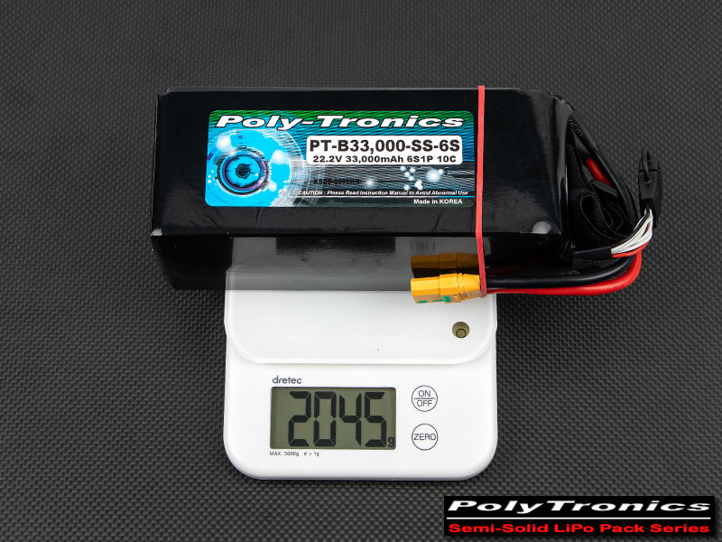 [�˾���ũ] PT-B33000_SS-6S [HYBRID] PT-B33000-SS-6S (22.2V/6S1P /XT90-S/Semi-Solid) �ݰ�ü ���͸� 6