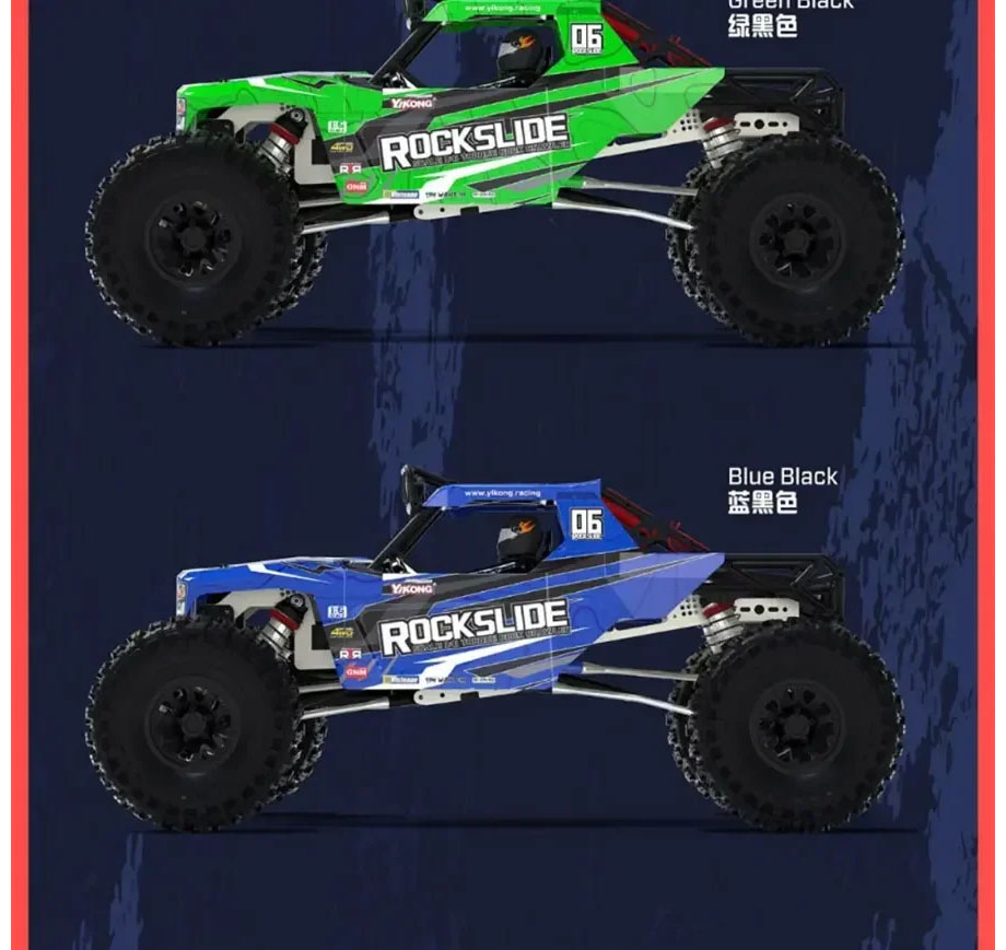 [�˾���ũ] YK4061 Green Black [YK HOBBY] 1:6 YK4061 �귯�ø��� ROCKSLIDER ��Ŭ��︵ 4WD ���� (������ ����, ��Ʈ�� �������߽�) �׸����� ���� 11