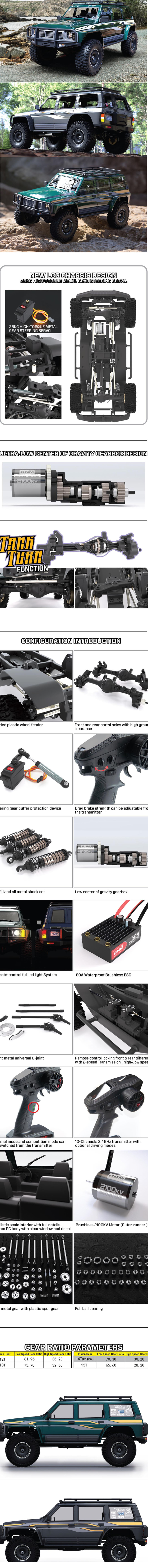 [�˾���ũ] YK4107 Brushless Red [YK HOBBY] (YK4107 �귯�ø�������) 1:10 YK4107 Pro 4WD LCG 2�� SUV Trial �� Ʈ���̾� RTR - ���� 12