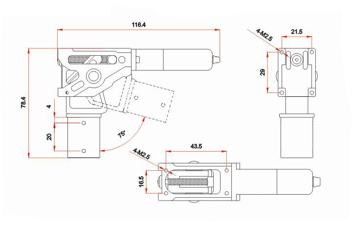 [�˾���ũ] TL4N004QNV2 [TR] 4 Poke Landing Gear System (���� ��п� 4ch ���� ��� �ý���) - V2! 10