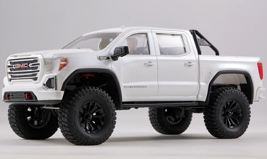 [�˾���ũ] FMS11853RTRWH-BL [ROC HOBBY] FMS FCX18S 1:18 GMC SIERRA 2019 White Brushless �Ⱦ� Ʈ�� RTR 1