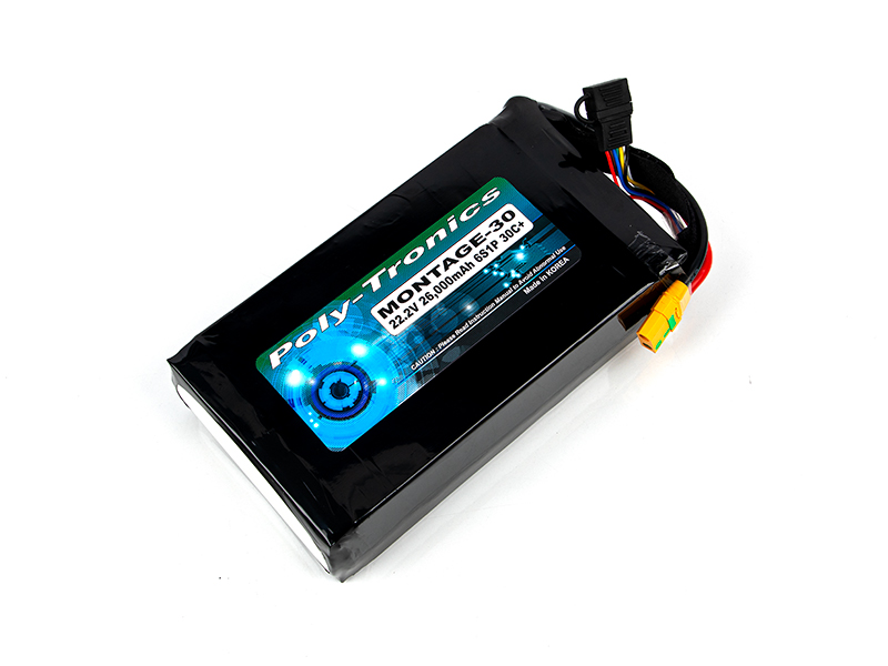 [�˾���ũ] PT-B26K-MTG25-6S PT-B26000-Montage30 (22.2V, 6S1P, 30C+/D.C/XT90S) ��Ƭ������ ���͸� - XT90 ��Ƽ����ũ 2