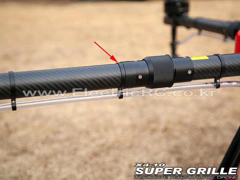 [�˾���ũ] X4-10S-WJ14 [SHR] X4-10S/ X6-16/20S Super Grille - Metal Boom Tube Clip(40mm) 2