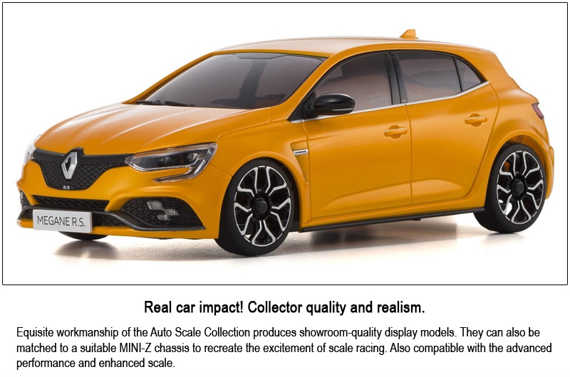 [�˾���ũ] KYMZP441OR-B [KYOSHO] ASC MA03F-FWD RENAULT MEGANE RS Orange 1