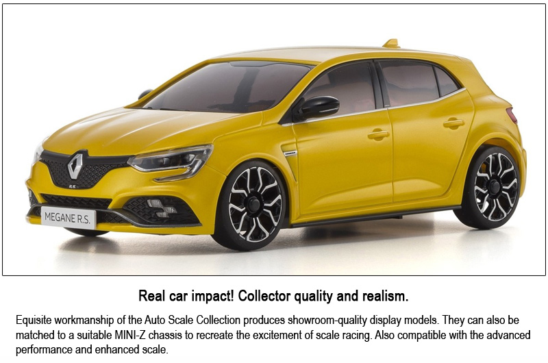 [�˾���ũ] KYMZP441Y-B [KYOSHO] ASC MA03F-FWD RENAULT MEGANE RS Yellow 1