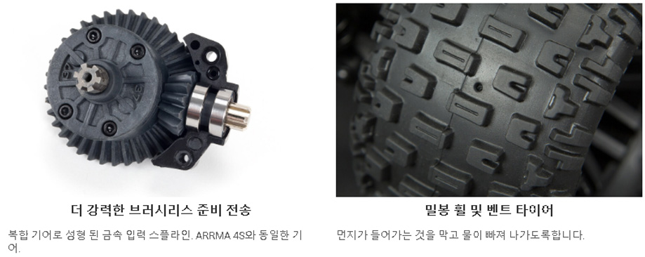 [�˾���ũ] ARA4202V3T1 [ARRMA] 1/10 �׷��� 4X4 V3 �ް�550 �귯���� ���� Ʈ�� ���� - ���͸�, ������ �ʿ� 10