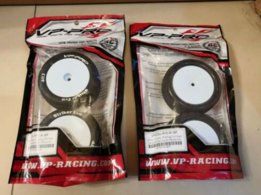 [�˾���ũ] VP403U-RW-D-UF [VP PRO RACING] (1:10 ����� Ÿ�̾� ��) Soft Flexx Striker Evo 1/10 4WD Elec. Offroad Buggy Rear Rubber Tyre Unglued [Durango White dish rim] �Ѻ��� 2�� ���� 1