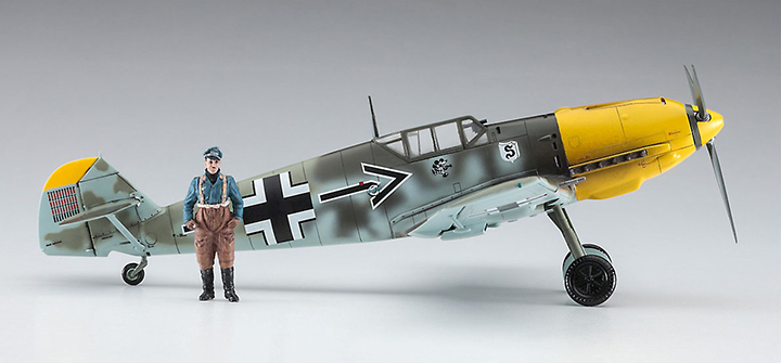 [�˾���ũ] BH07500 [Hasegawa] BH07500 1/48 Messerschmitt BF109E-4/N Galland w/Figure 3