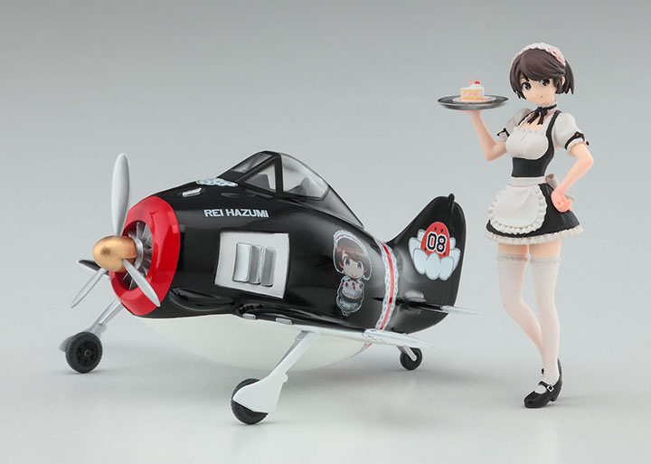 [�˾���ũ] BH52197 [Hasegawa] BH52197 Egg Girls Collection No.08 Rei Hazumi w/Egg Plane Fw190A 2