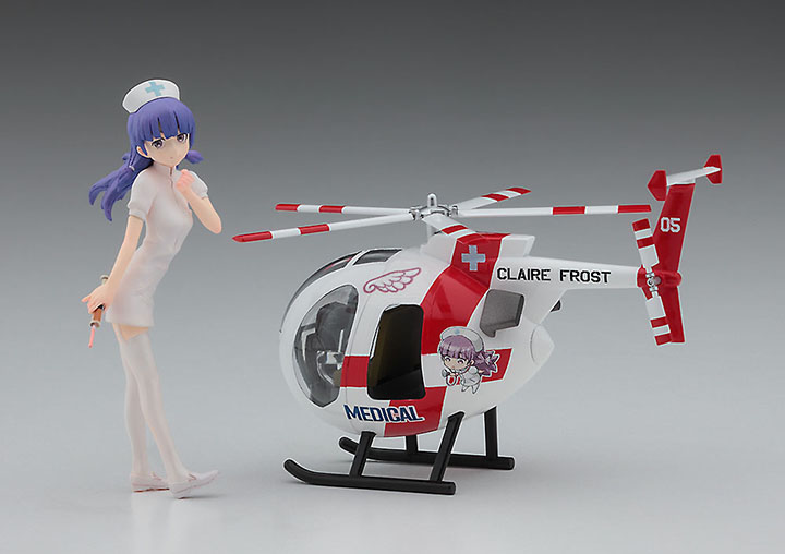 [�˾���ũ] BH52186 [Hasegawa] BH52186 Egg Girls Collection No.05 Claire Frost w/Hughes 500 2