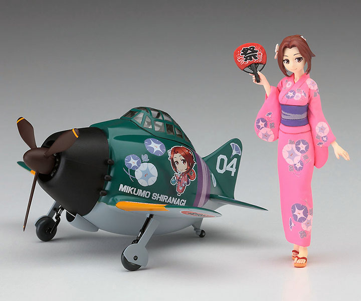 [�˾���ũ] BH52183 [Hasegawa] BH52183 Egg Girls Collection No.04 Mikumo Shiranagi w/ ZERO FIGHTER 2