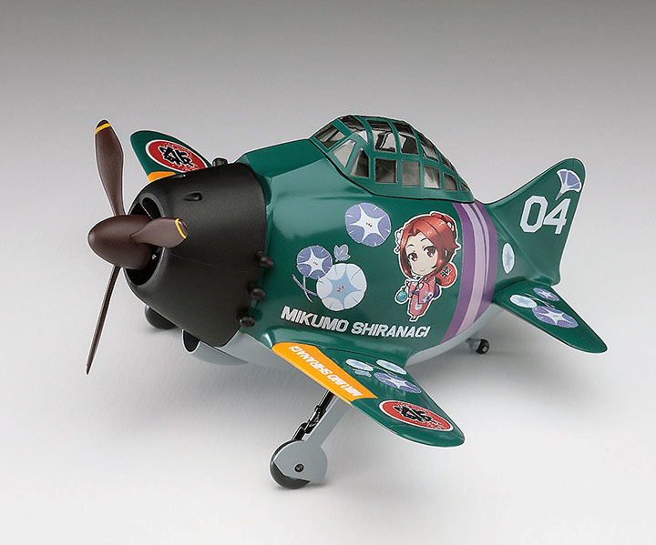 [�˾���ũ] BH52183 [Hasegawa] BH52183 Egg Girls Collection No.04 Mikumo Shiranagi w/ ZERO FIGHTER 5