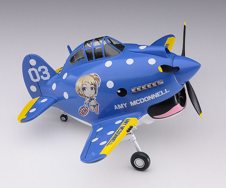 [�˾���ũ] BH52182 [Hasegawa] BH52182 Egg Girls Collection No.03 Amy McDonnell w/ P-40 WARHAWK 5