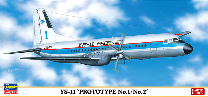 [�˾���ũ] BH10836 [Hasegawa] BH10836 1/144 YS-11 Prototype1/Prototype2 1