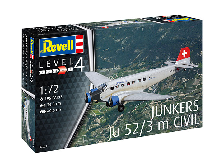 [�˾���ũ] BV4975 [Revell Gmbh] BV4975 1/72 Junkers Ju52/3m Civil 1