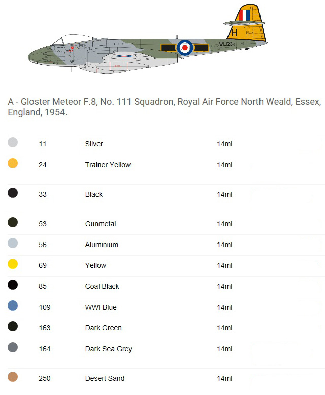 [�˾���ũ] BB09182 [Airfix] BB09182 1/48 Gloster Meteor F8 2