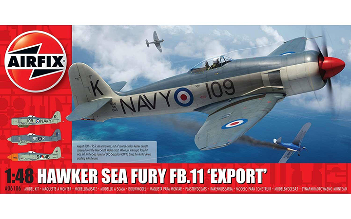 [�˾���ũ] BB06106 [Airfix] BB06106 1/48 Hawker Sea Fury FB.11 Export Edition 1