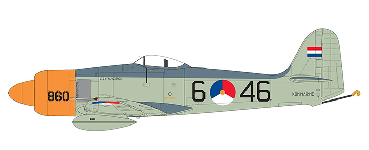 [�˾���ũ] BB06106 [Airfix] BB06106 1/48 Hawker Sea Fury FB.11 Export Edition 3