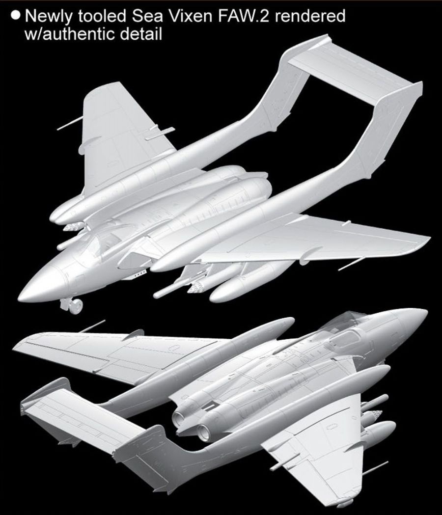 [�˾���ũ] BD5105 [Dragon] BD5105 1/72 Sea Vixen FAW.2 2