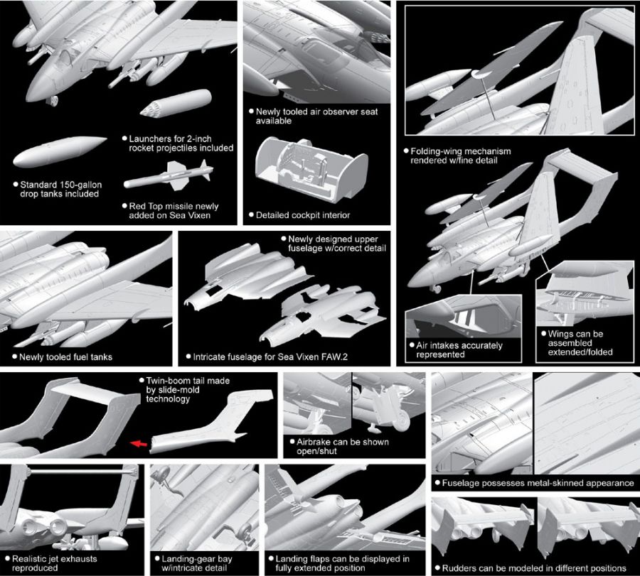 [�˾���ũ] BD5105 [Dragon] BD5105 1/72 Sea Vixen FAW.2 3