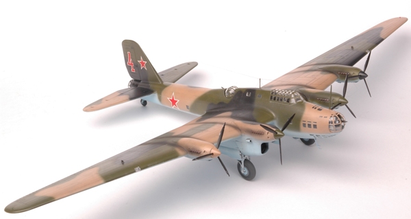 [�˾���ũ] BZ7264 [Zvezda] BZ7264 1/72 Petlyakov Pe-8 Soviet Bomber (New Tool) 5