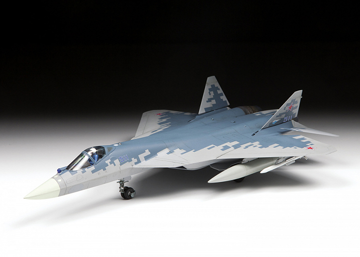 [�˾���ũ] BZ7319 [Zvezda] BZ7319 1/72 SU-57 Russian fifth-generation fighter 3