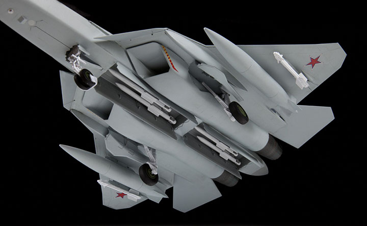 [�˾���ũ] BZ4824 [Zvezda] BZ4824 1/48 SU-57 Russian fifth-generation fighter 3