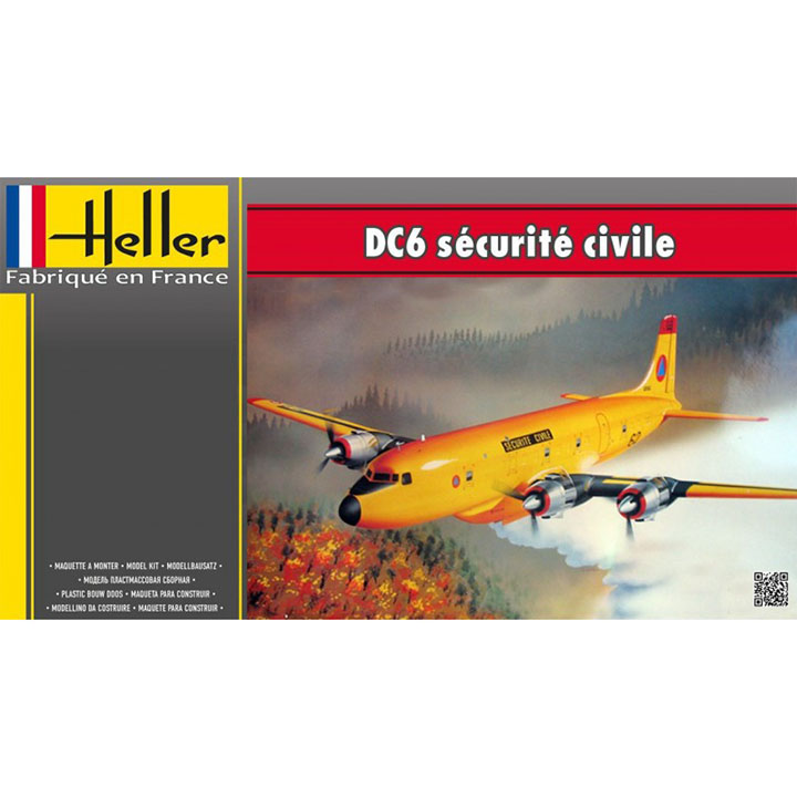 [�˾���ũ] BG80330 [Heller] BG80330 1/72 DC-6 Securite Civile 1