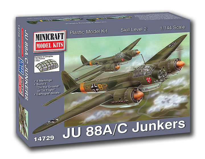 [�˾���ũ] CHM14729 [Minicraft] CHM14729 1/144 JU-88 A/C JUNKERS 1