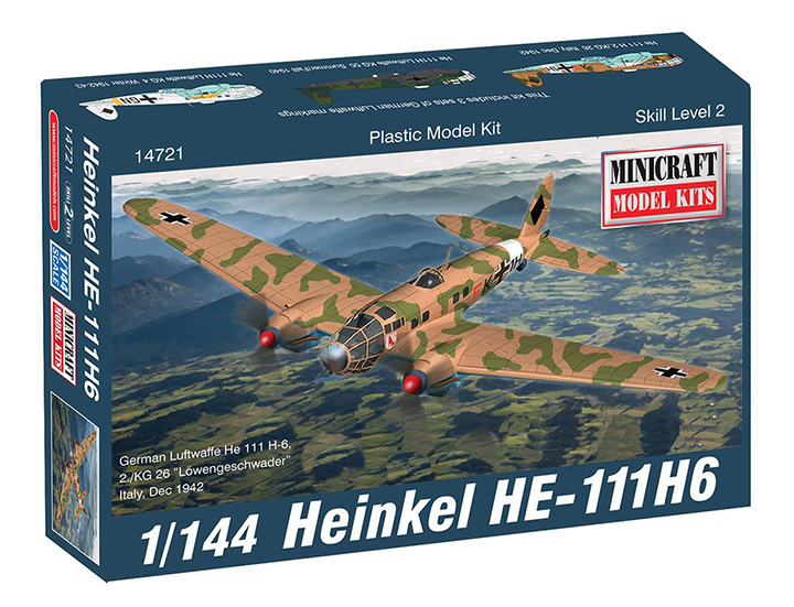 [�˾���ũ] CHM14721 [Minicraft] CHM14721 1/144 HE-111 Heinkel 1