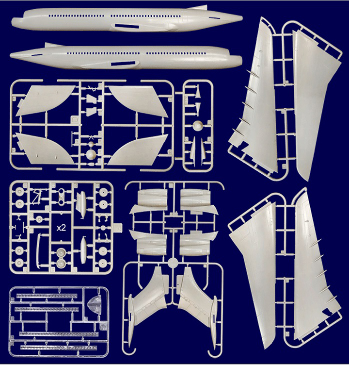 [�˾���ũ] BG-RD1070328 [RODEN] BG-RD1070328 1/144 Vickers VC-10 K4 Type 1170 2