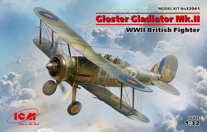 [�˾���ũ] BICM32041 [ICM] BICM32041 1/32 Gloster Gladiator Mk.II WWII British Fighter 1