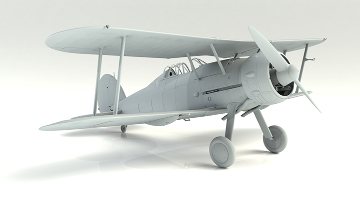 [�˾���ũ] BICM32040 [ICM] BICM32040 1/32 Gloster Gladiator Mk.I, WWII British Fighter - 100% new molds 3