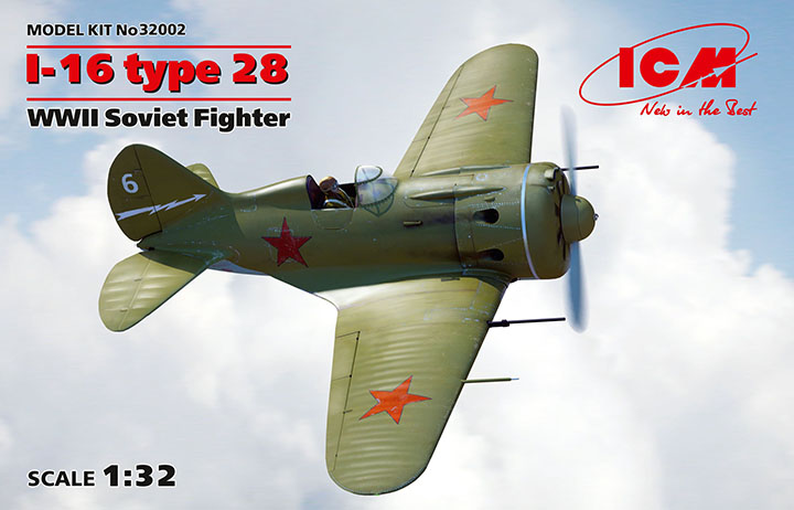 [�˾���ũ] BICM32002 [ICM] BICM32002 1/32 I-16 Type 28, WWII Soviet Fighter 1
