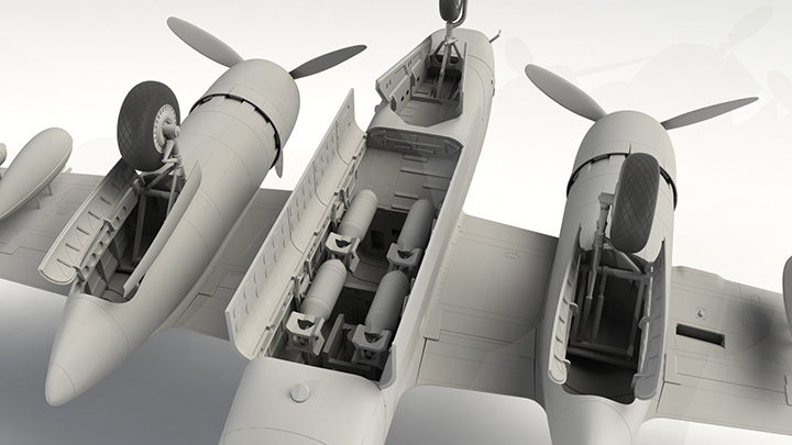 [�˾���ũ] BICM48281 [ICM] BICM48281 1/48 B-26B-50 Invader,Korean War U.S Bomber 5