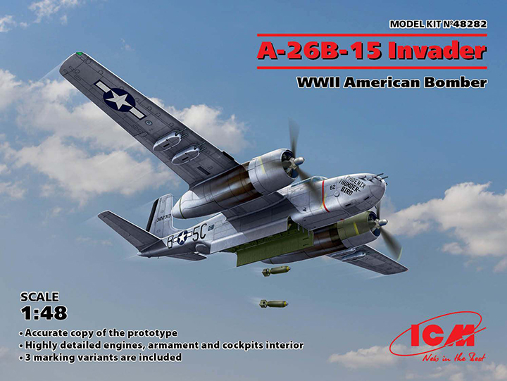 [�˾���ũ] BICM48282 [ICM] BICM48282 1/48 A-26B-15 Invader,WWII American Bomber 1
