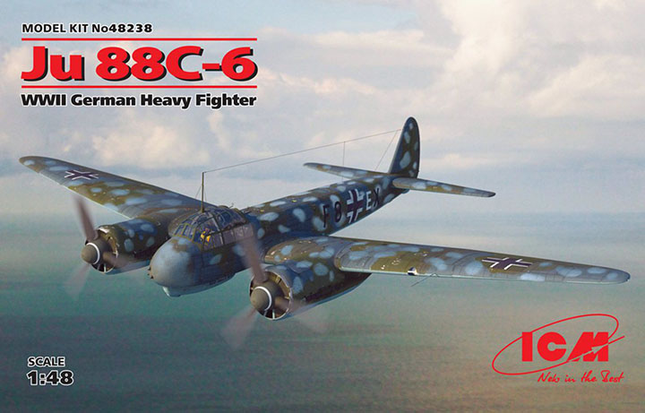 [�˾���ũ] BICM48238 [ICM] BICM48238 1/48 Ju88��-6, WWII German Heavy Fighter 1
