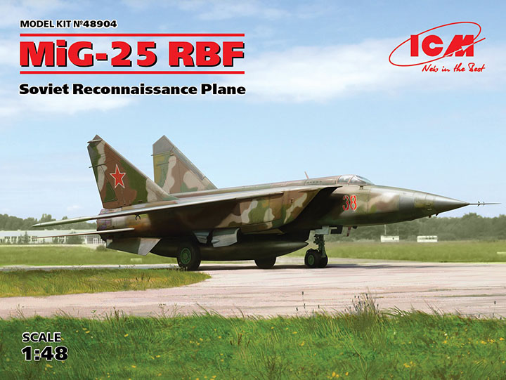 [�˾���ũ] BICM48904 [ICM] BICM48903 1/48 MiG-25RBF foxbat, Soviet Reconnaissance Plane 1