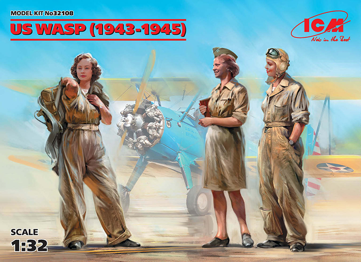 [�˾���ũ] BICM32108 [ICM] BICM32108 1/32 US WASP 1943-1945 , 3 figures 1