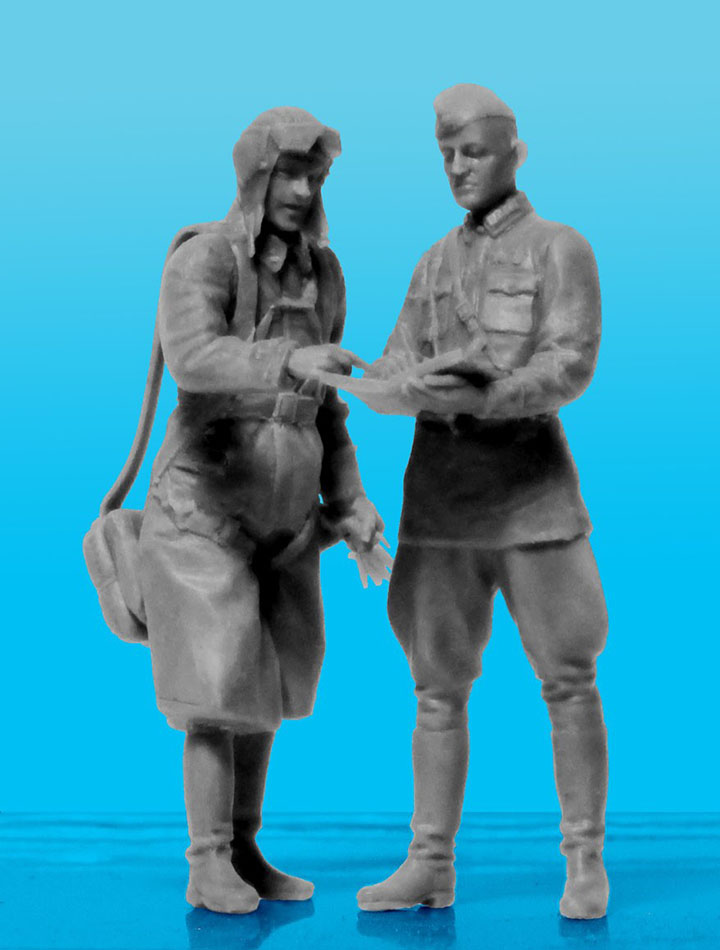 [�˾���ũ] BICM32102 [ICM] BICM32102 1/32 VVS RKKA Pilots (1939-1942.) (3 figures) (100% new molds) 2
