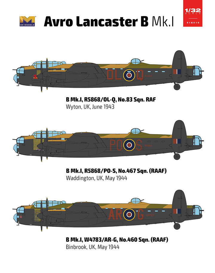 [�˾���ũ] BKE010 [HK Model] BKE010 1/32 Lancaster Mk.1 8
