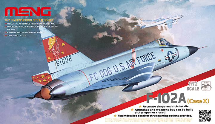 [�˾���ũ] CEDS-003 [Meng] CEDS-003 1/72 F-102A Delta Dagger (Case X) 1