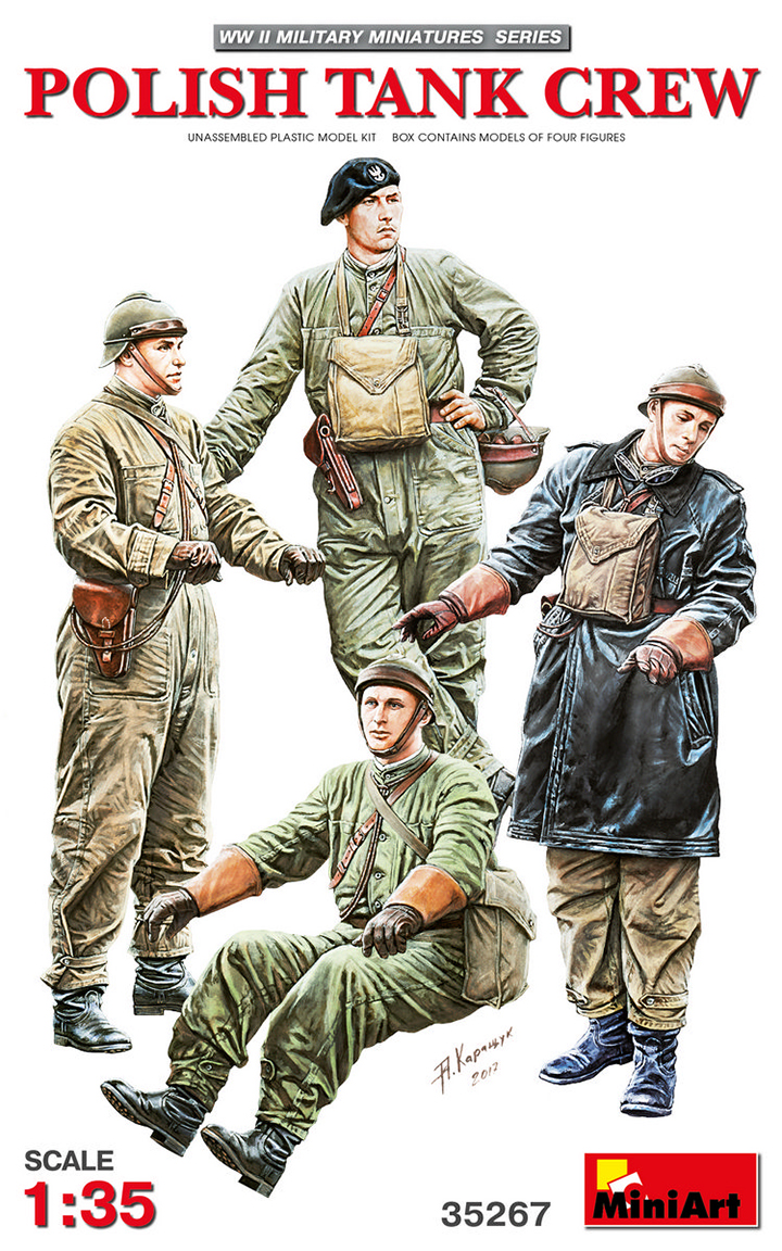 [�˾���ũ] BE35267 [Miniart] BE35267 1/35 Polish Tank Crew 1