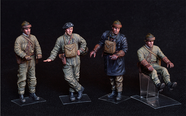 [�˾���ũ] BE35267 [Miniart] BE35267 1/35 Polish Tank Crew 3