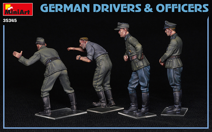 [�˾���ũ] BE35345 [Miniart] BE35345 1/35 German Drivers and Officer 3