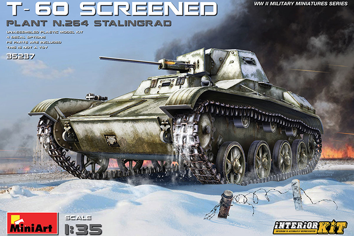 [�˾���ũ] BE35237 [Miniart] BE35237 1/35 T-60 Screened Plant No.264,Stalingrad 1